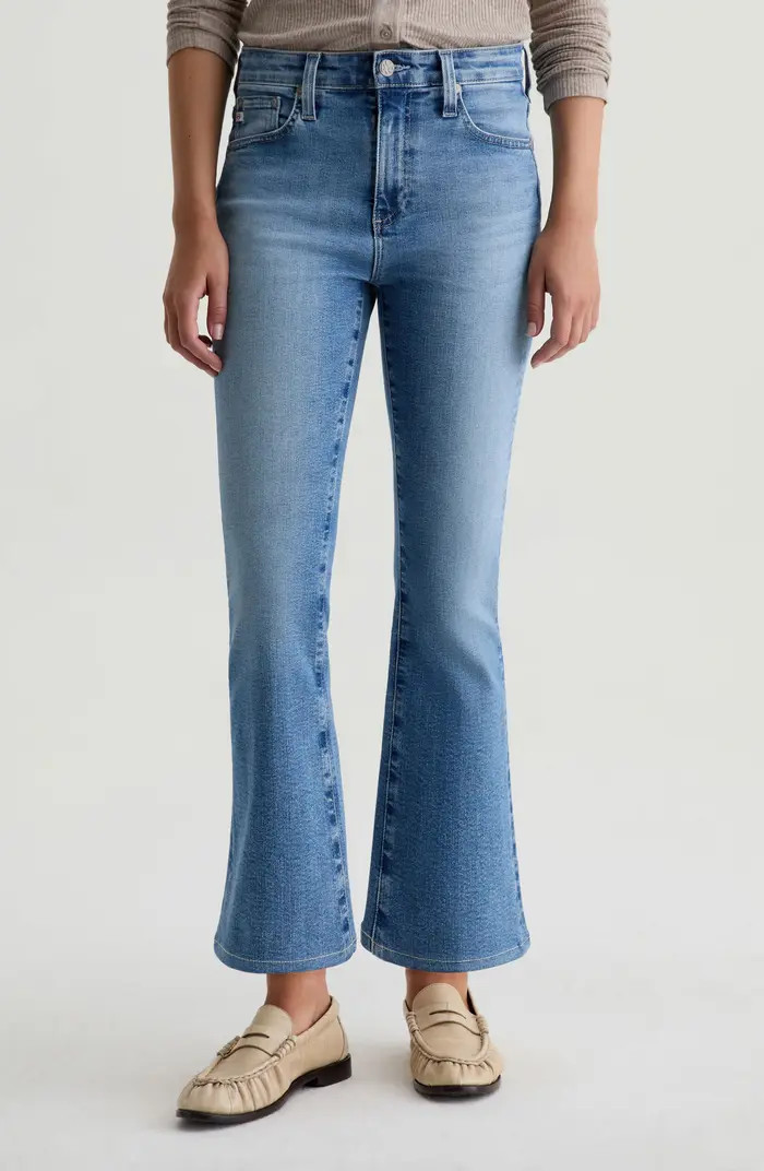 AG Farrah Mid Rise Crop Bootcut Jeans | Nordstrom | Nordstrom