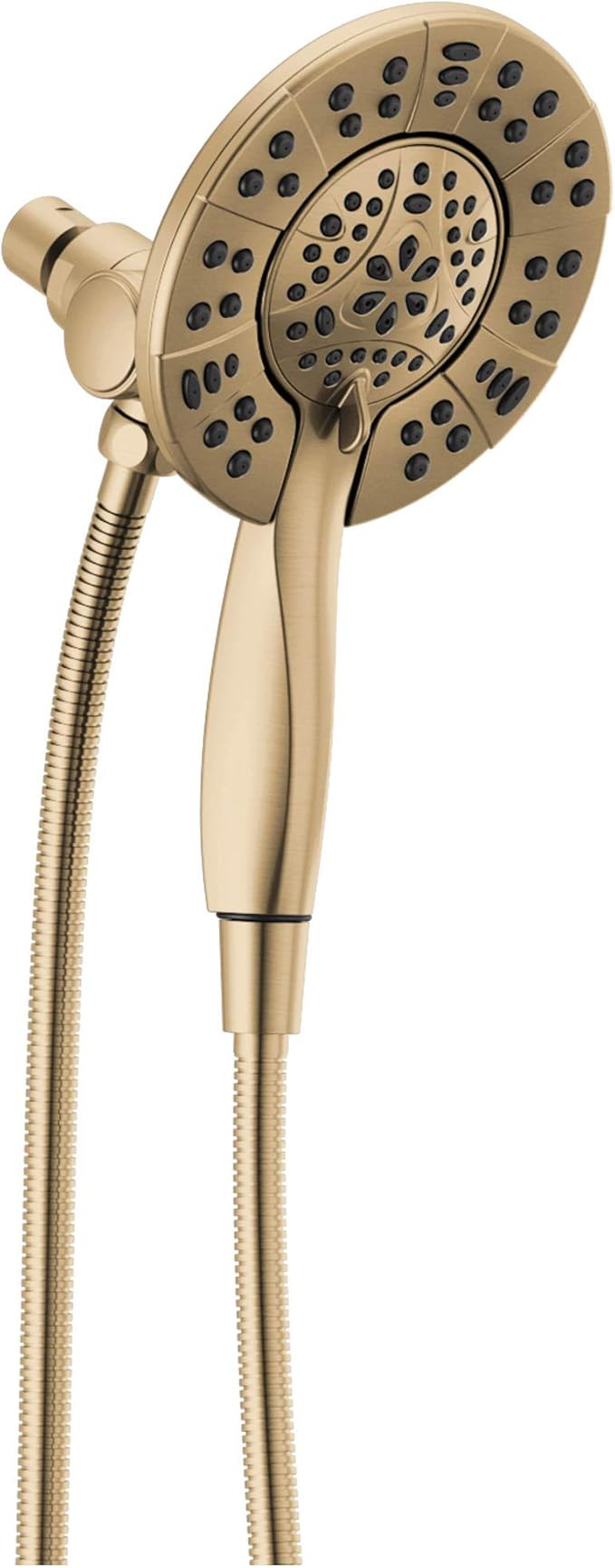 Delta Faucet 4-Spray In2ition Dual Shower Head with Handheld Spray, Gold Shower Head with Hose, S... | Amazon (US)