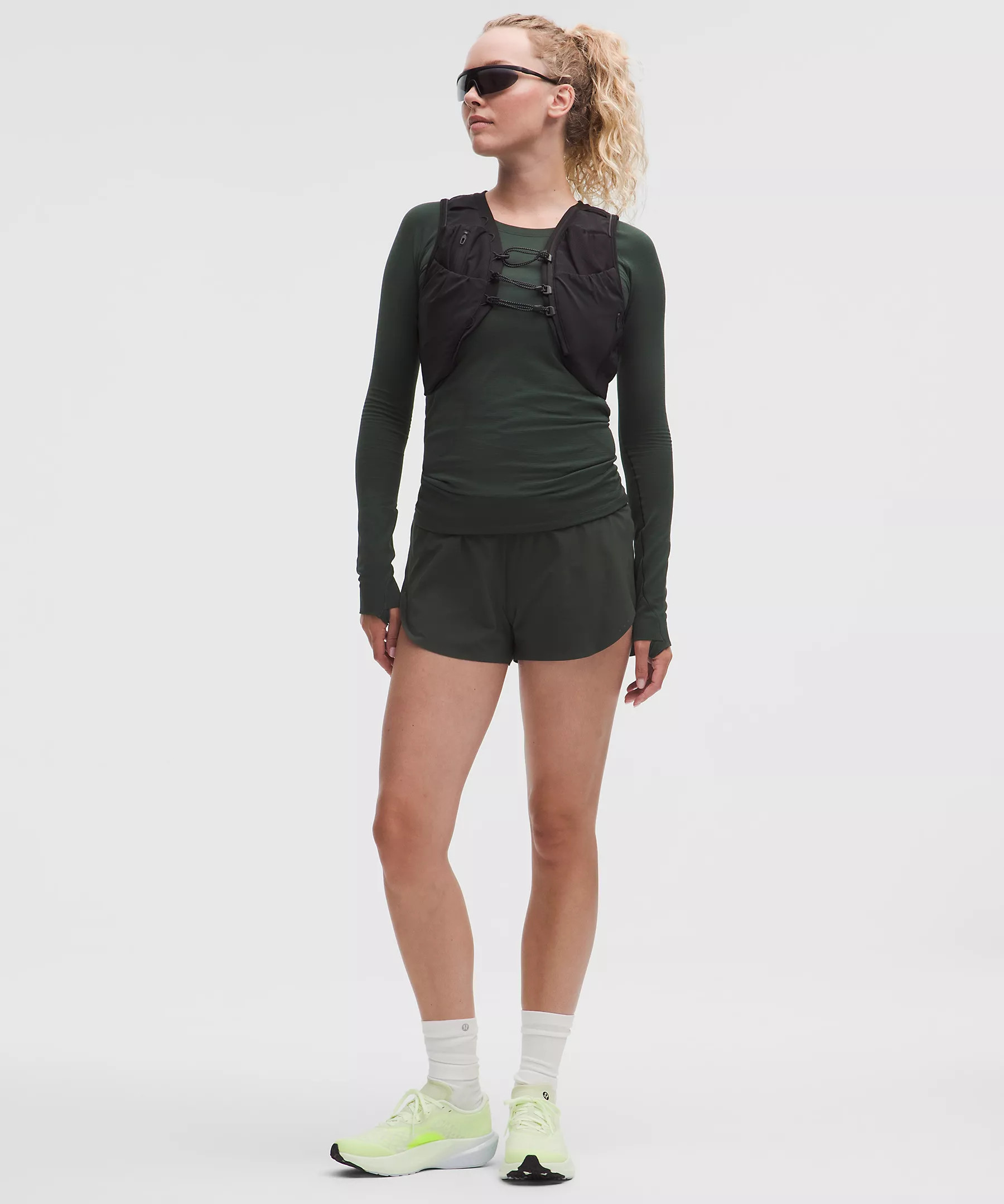 Fast and Free High-Rise Classic-Fit Split Short 3" | Lululemon (US)