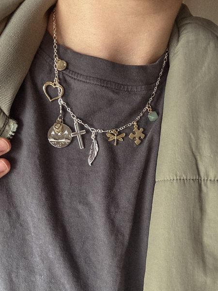 Diy charm necklace. Michaels diy. Diy necklace. Personalized jewelry. 

#LTKfindsunder50
