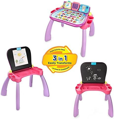VTech Touch & Learn Activity Desk (Frustration Free Packaging), Purple | Amazon (US)