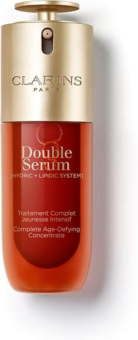 Clarins DOUBLE SERUM | Anti Aging Face Serum | Visibly Firms, Smoothes, Boosts Radiance, and Refi... | Amazon (US)