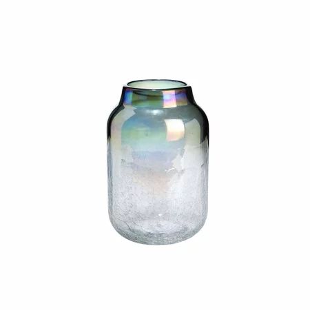 Iridescent Crackle Glass Vase Small | Walmart (US)