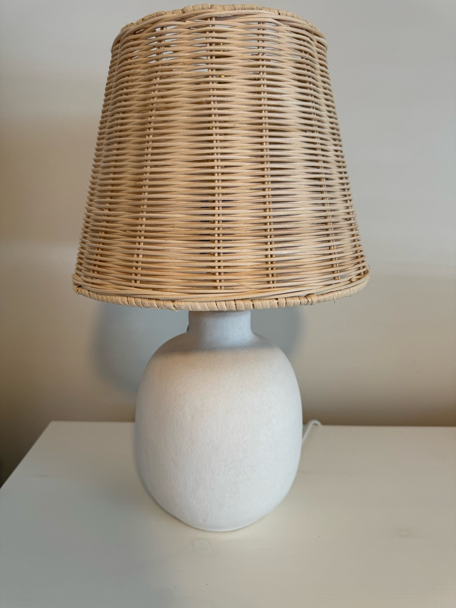 Rattan lamp with ceramic base, Studio McGee for Target, white lamp, beachy lamp, neutral nursery decor, coastal decor, coastal nursery, Nancy Meyer’s nursery

#LTKxTarget #LTKHome #LTKBaby