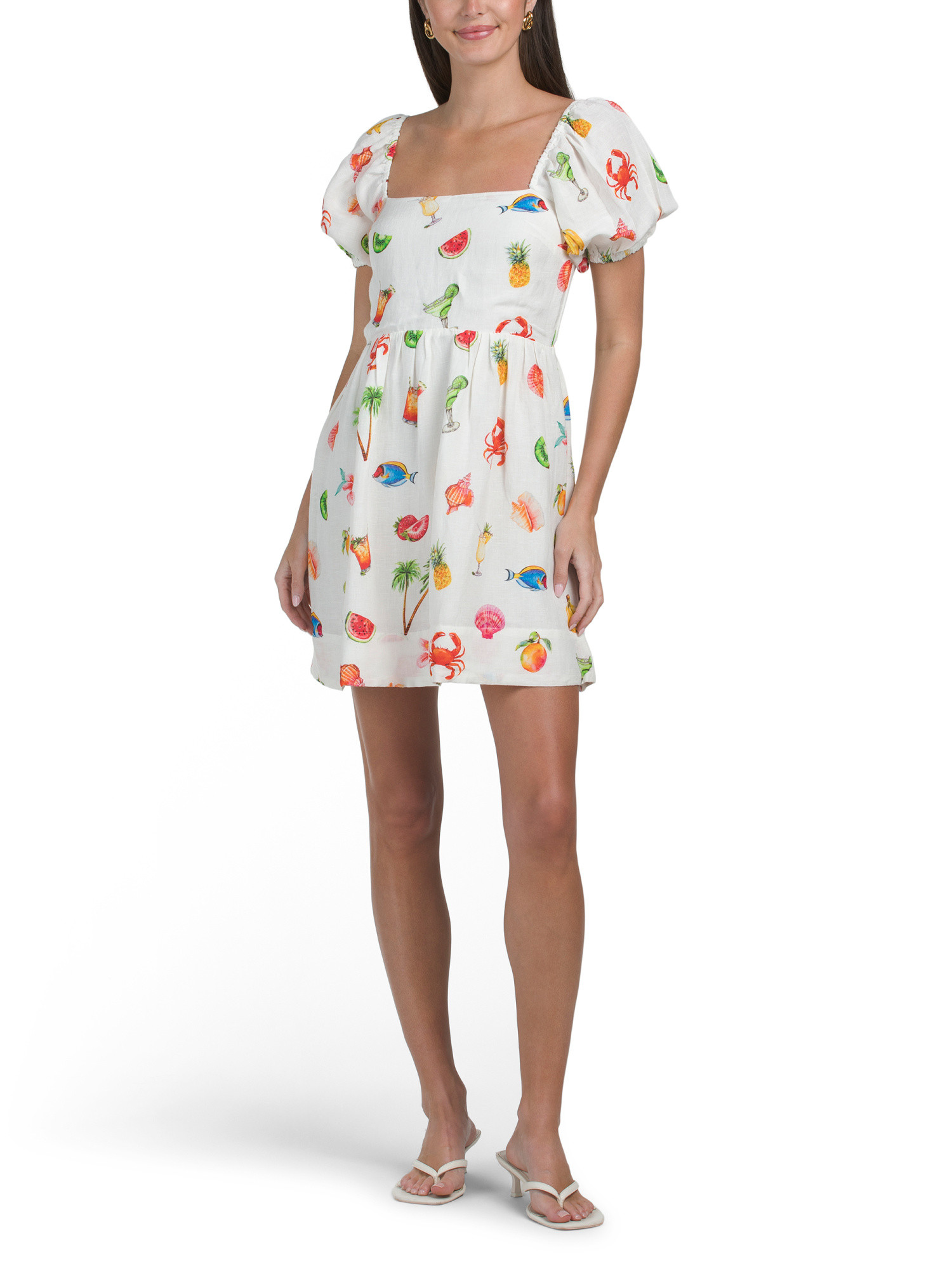 Linen Blend Sightseeing Mini Dress | TJ Maxx