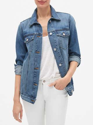 Oversize Icon Denim Jacket | Gap Factory