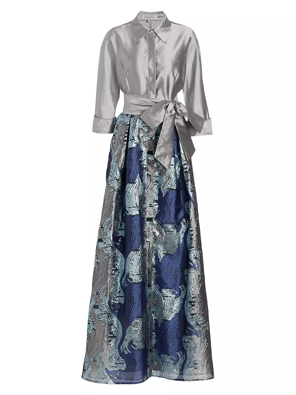 Shirtwaist Abstract Print Gown | Saks Fifth Avenue
