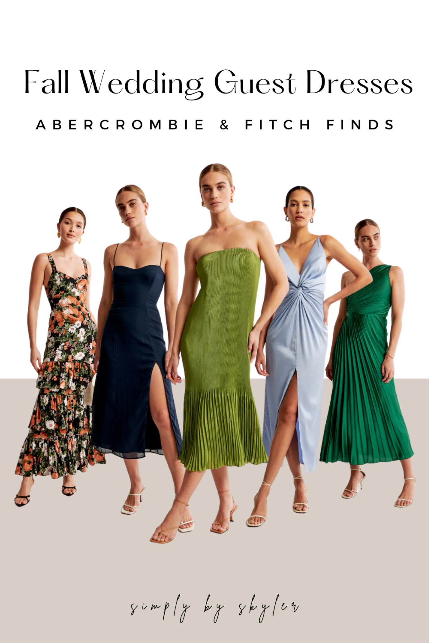 Fall 2023 Wedding Guest Dresses - Abercrombie & Fitch Finds 

#LTKSeasonal #LTKstyletip #LTKwedding