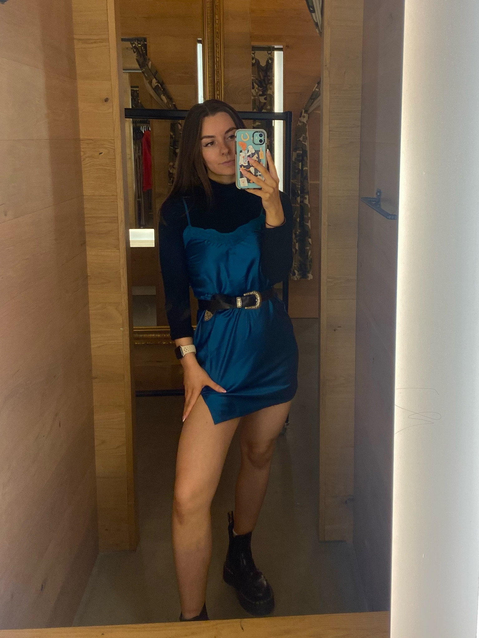 Satin cami dress🩵 great for autumn layering🫶🏻

#LTKHoliday #LTKshoecrush #LTKstyletip