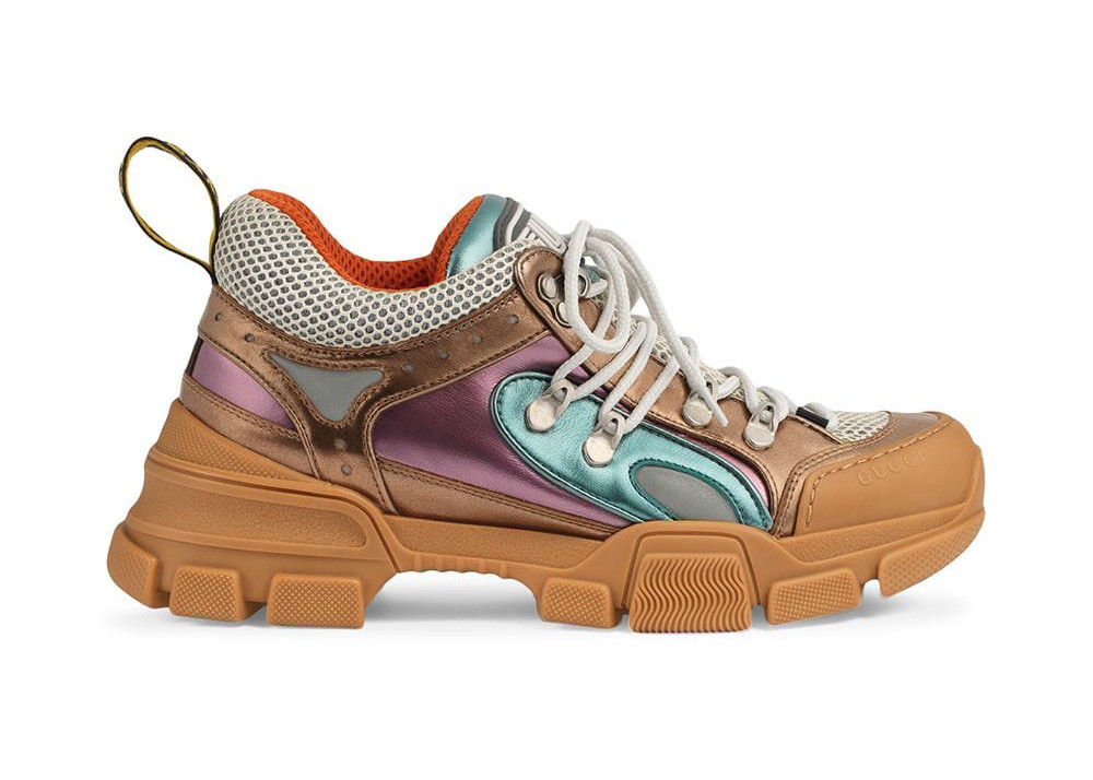 Gucci Flashtrek (Women's) Sneakers in Brown/Pink/Teal | StockX