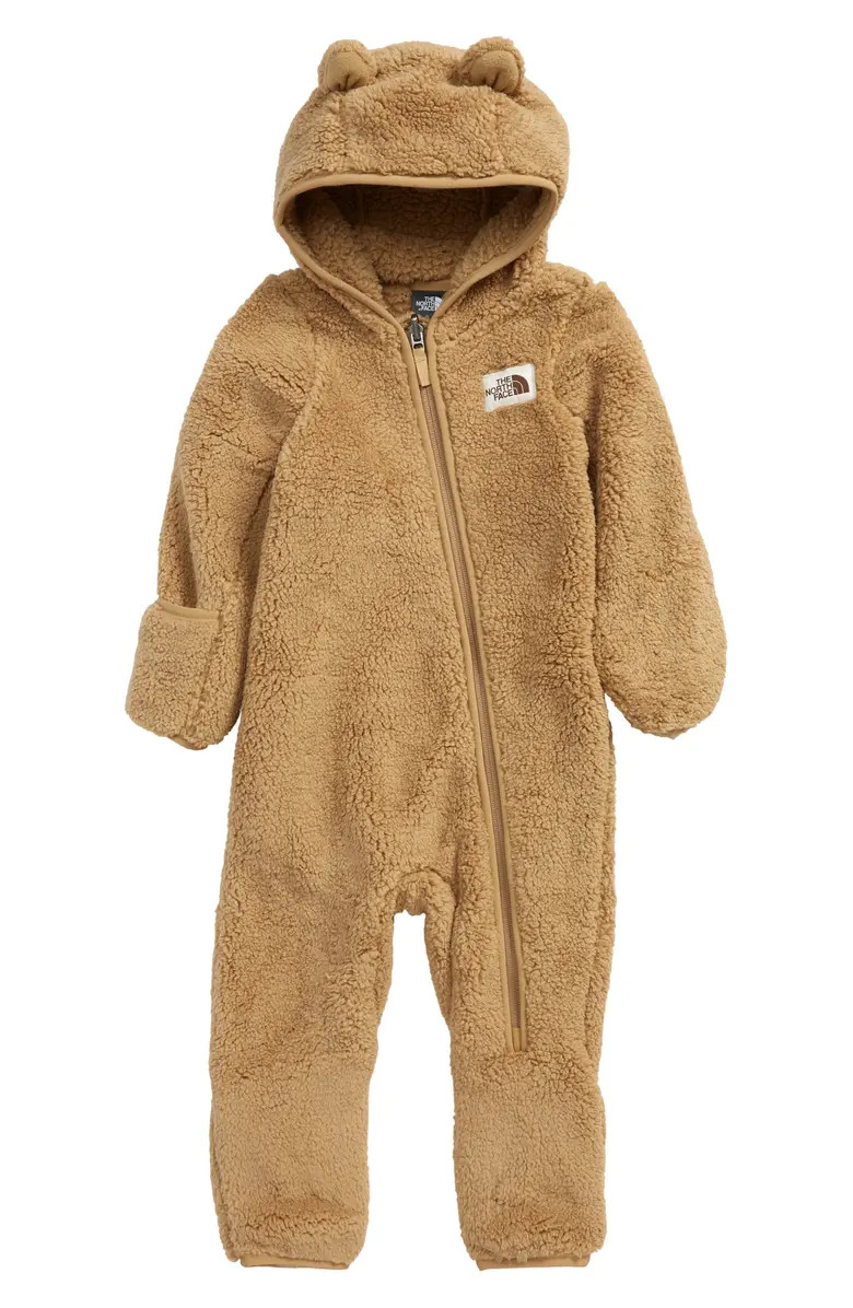 Campshire Bear High Pile Fleece Romper | Nordstrom