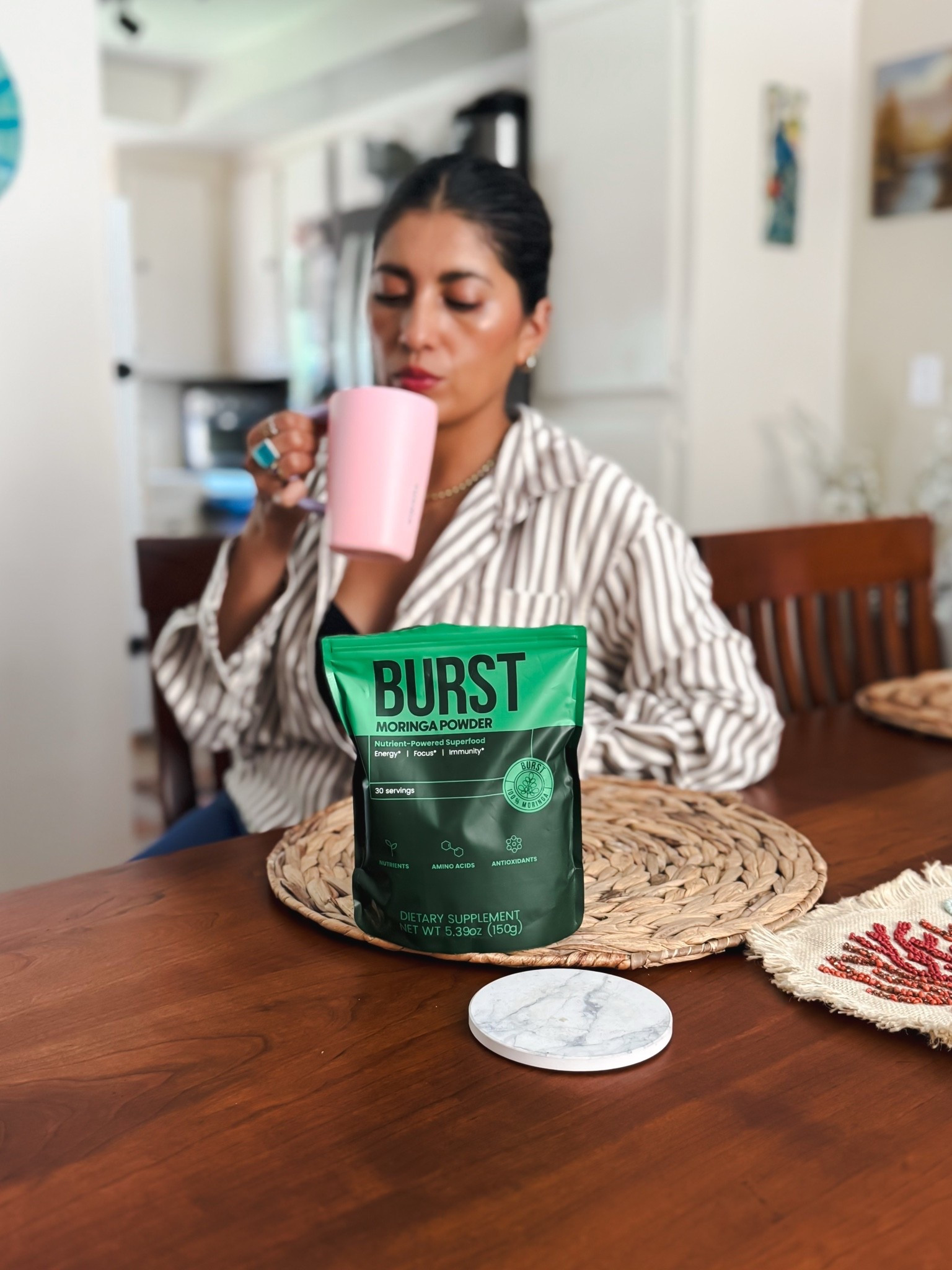 If you love the earthy flavor of matcha, you need to try Burst Moringa Powder! 🌿💚 It’s an easy way to add moringa to your daily wellness routine. I love mixing it with water, my favorite milk, or adding it to smoothies for a refreshing green drink. A simple addition that’s become part of my everyday routine!

Burst Moringa Powder, moringa powder, moringa drink, green superfood, wellness drink, daily wellness, healthy lifestyle, matcha alternative, earthy flavor, smoothie mix, green drink, antioxidant-rich, plant-based wellness, morning routine, healthy habits, self-care, wellness essentials, nutrition, Amazon finds, LTK finds

#LTKfoodie #LTKOver40 #LTKselfcare