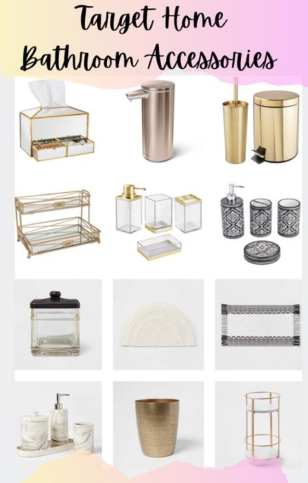 Bathroom Accessories, target Home, Target Style, Target finds, white and gold bath accessories, budget friendly bathroom finds, ltk under $20

#LTKunder50 #LTKhome #LTKFind