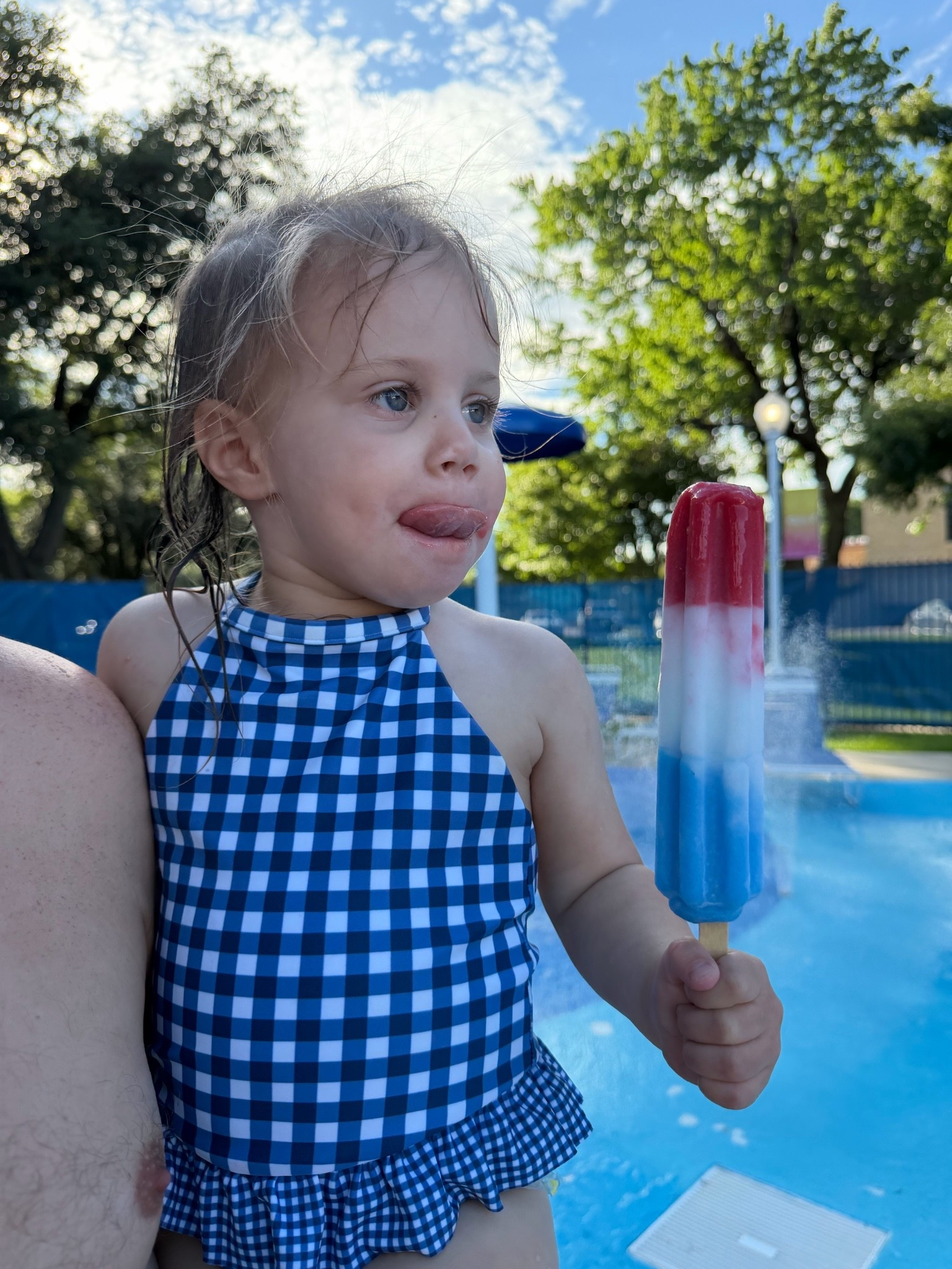 Our favorite little one piece this summer! We have loved wearing this to the pool lately and is also perfect for a fun 4th of July trip! Perfect little toddler one piece for a summer vacation or pool day! Madeleine is in a 2T her normal size ♥️

#LTKmomlife #LTKKids #LTKSwim