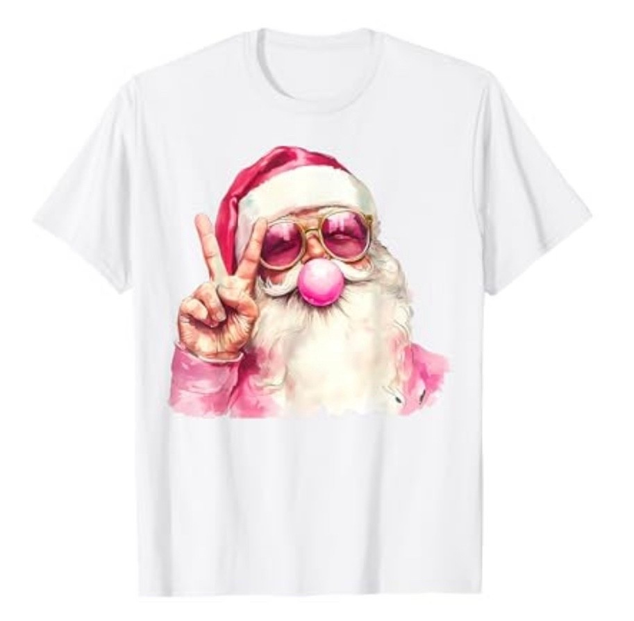 Order one for fun! For you, a friend, a daughter! So fun #sassysanta #peaceout #santatee #tee #christmastee 

#LTKSaleAlert #LTKHoliday #LTKSeasonal