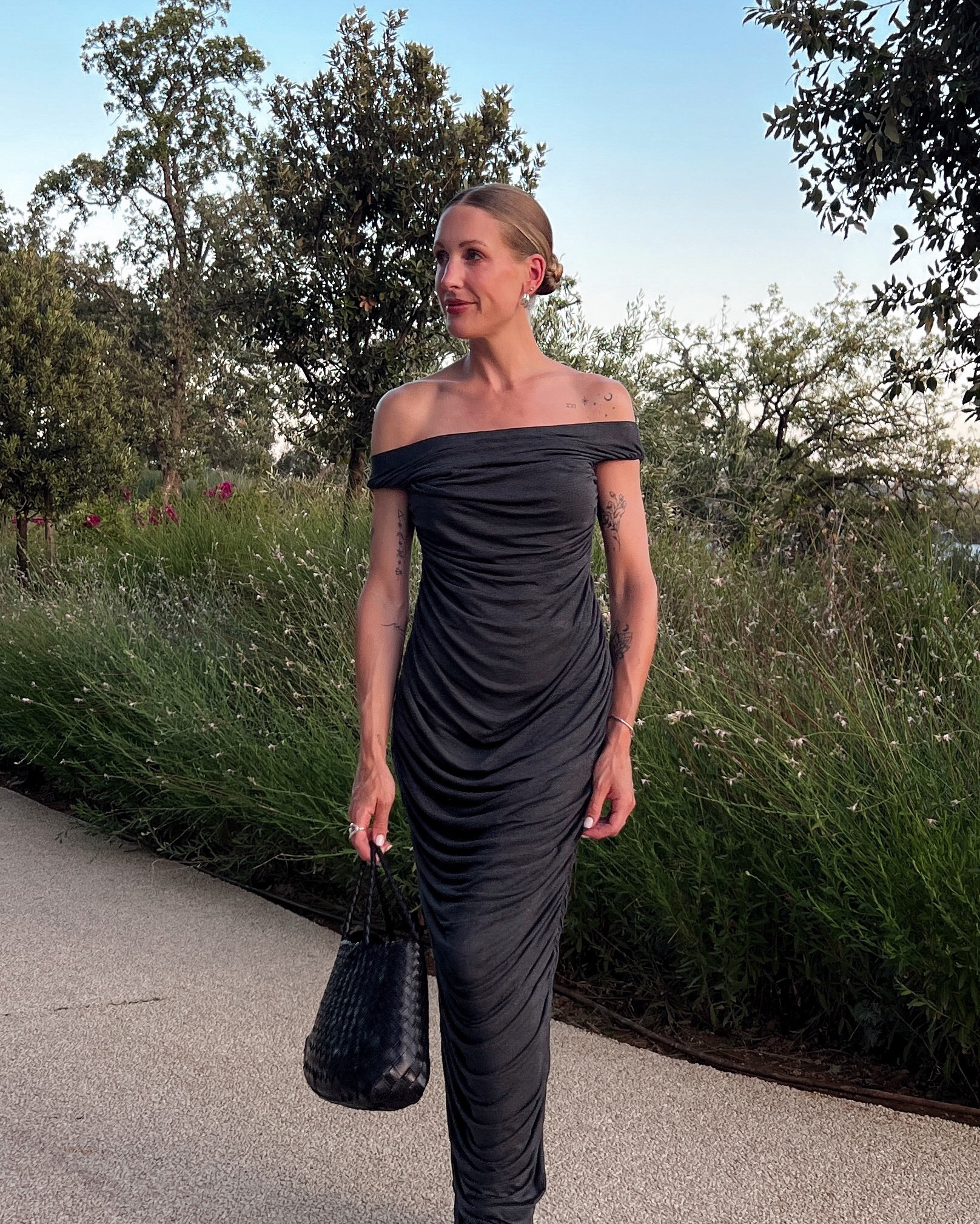 CORFU HOLIDAY OUTFIT | simple summer dress outfit for the evening - great for bloated belly and feeling comfortable and chic - dress is on sale! I sized down to an XS and there is plenty of stretch 

Summer dresses - normal kamali - evening dress - euro summer outfit - Ancient Greek sandals - dragon diffusion Santa croc tote 



#LTKsummer #LTKtravel #LTKdresses