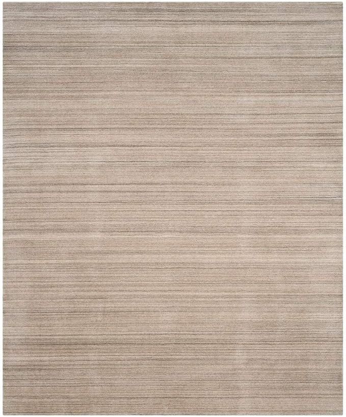 SAFAVIEH Himalaya Collection Area Rug - 8' x 10', Stone, Handmade Wool, Ideal for High Traffic Ar... | Amazon (US)