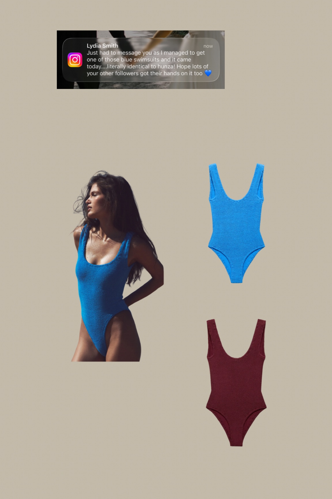 The Hunza g dupe at Zara 🤎

#LTKswimwear #LTKtravel #LTKsummer