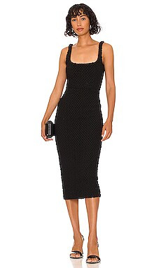 NBD Sandra Midi Dress in Black from Revolve.com | Revolve Clothing (Global)
