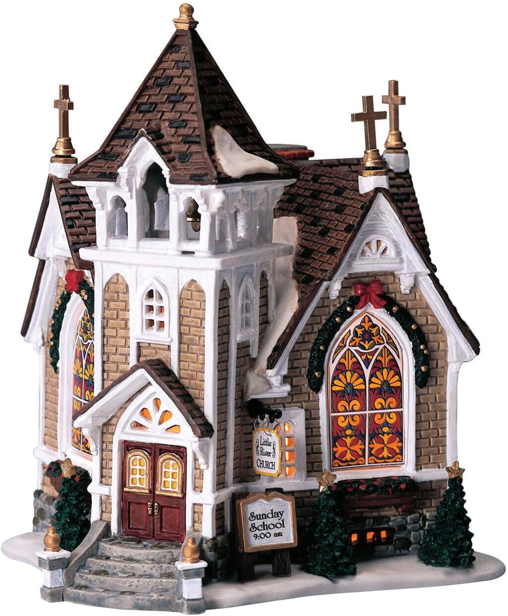 Lemax Christmas Village Little River Church Battery Operated Led - 45069 | Amazon (US)