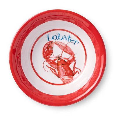 Certified International (Set of 6) 22oz Beach House Lobster Melamine All Purpose Bowls | Target