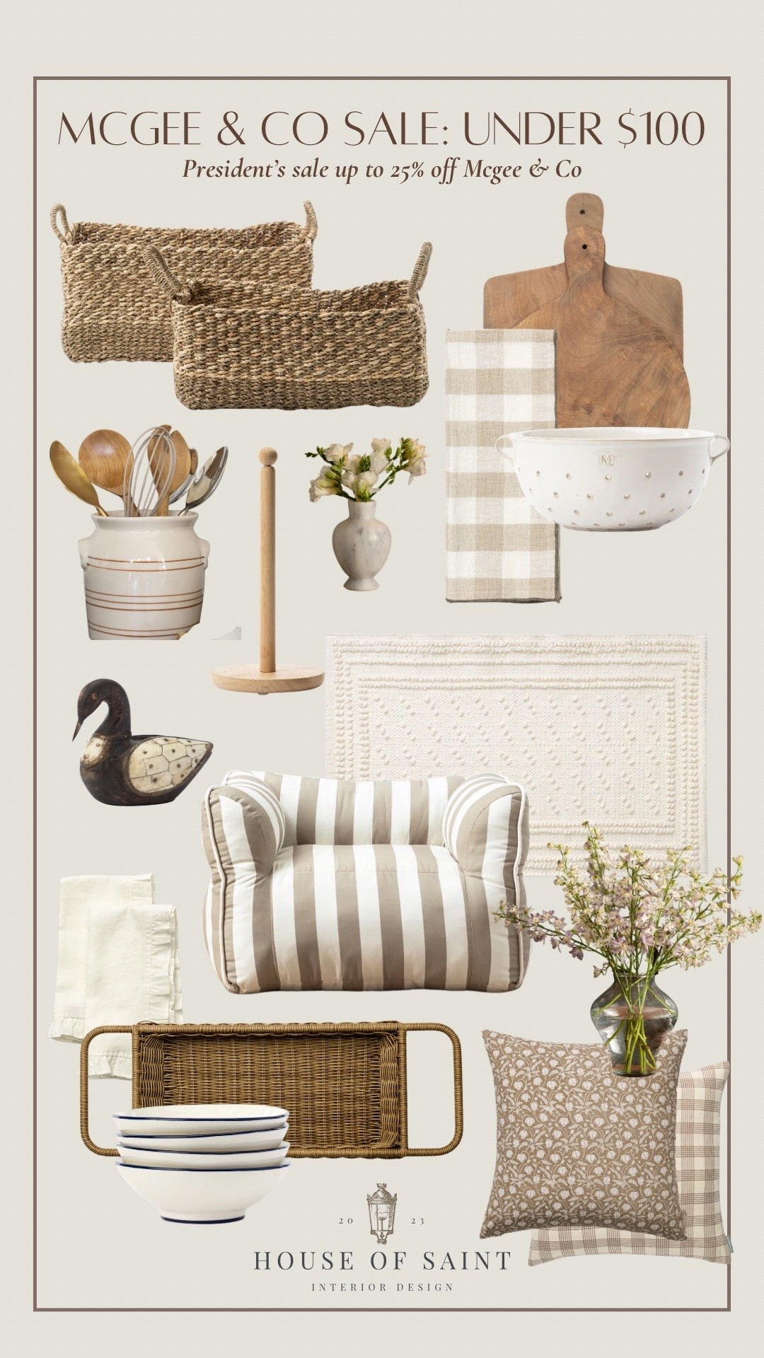 McGee & Co under $100 is my love language 🤍 timeless neutrals, warm textures, and pieces that instantly elevate your space without overspending. Saving these for spring hosting + everyday styling. 

 #LTKHome