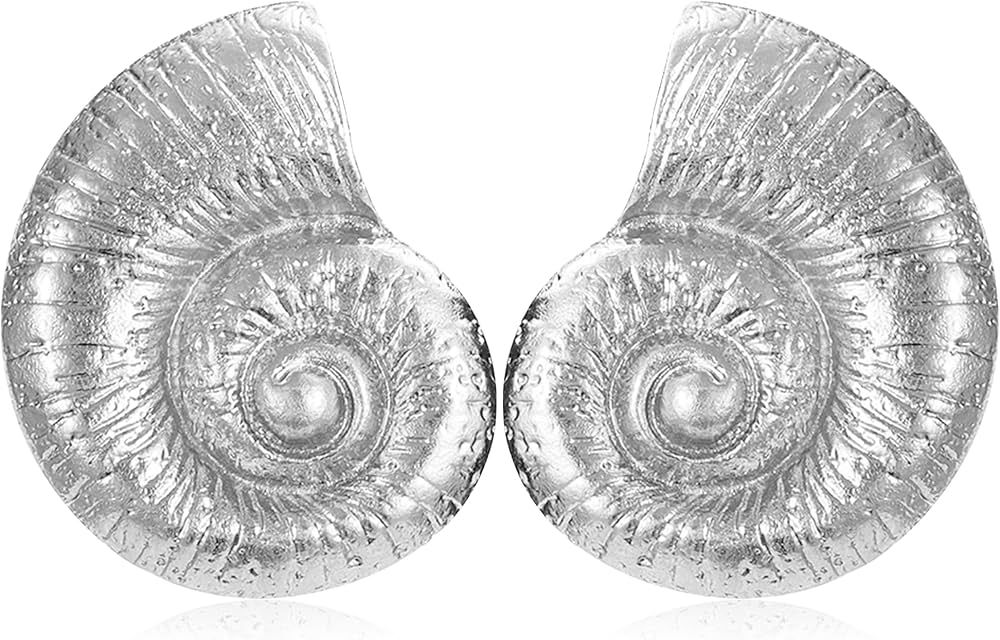 Bohemian Conch Shell Earrings for Women Statement Long Gold Teardrop Drop Dangle Earrings for Wom... | Amazon (US)