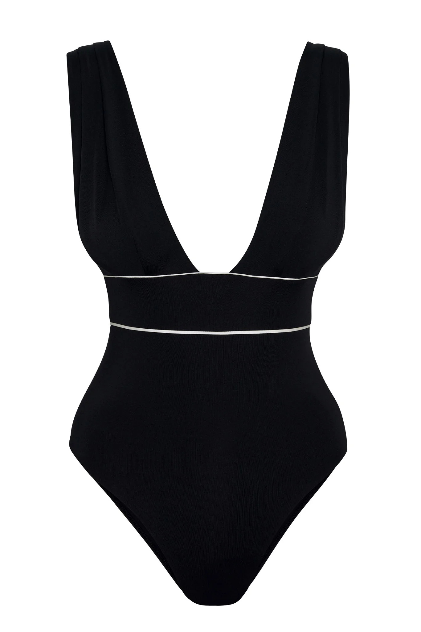 Aruba One Piece - Black/Ivory | Monday Swimwear