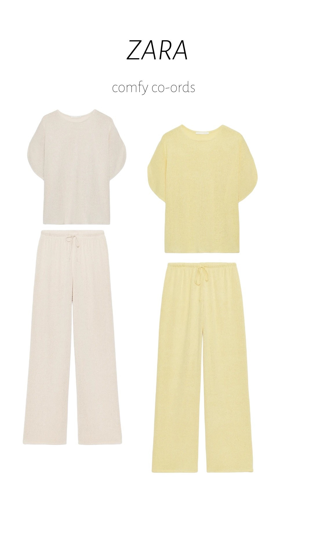 ZARA new in comfy co-ords

#LTKsummer #LTKspring #LTKuk