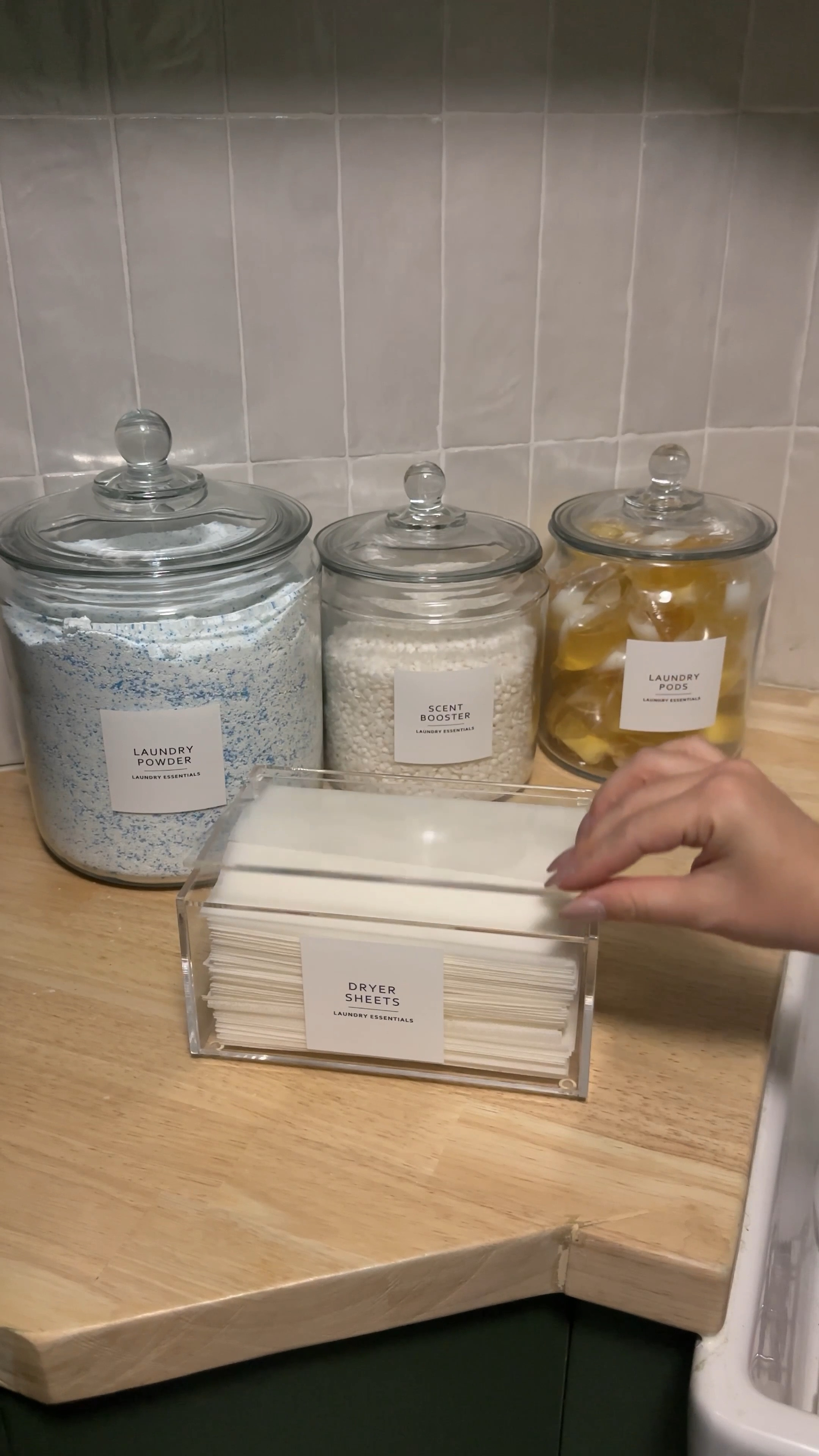 Laundry Room Organization 🧺 My favorite room in our home deserved the best organization! My @walmart subscription delivery allows me to always have everything I need to clean and organize my home, and I never have to worry about running out of my go-to products. I love this auto-delivery feature that allows me to subscribe to our must have cleaning, pantry and grocery staples, it’s so convenient and it saves me so much time. You can cancel or change frequency at any time! You don’t need a membership to use subscriptions, just create a free Walmart.com account and set up your subscription at checkout (Shipping, delivery, and minimum order fees may apply. Eligible items only. Terms apply.) #WalmartPartner @shop.ltk #liketkit 

#LTKVideo #LTKSaleAlert #LTKHome