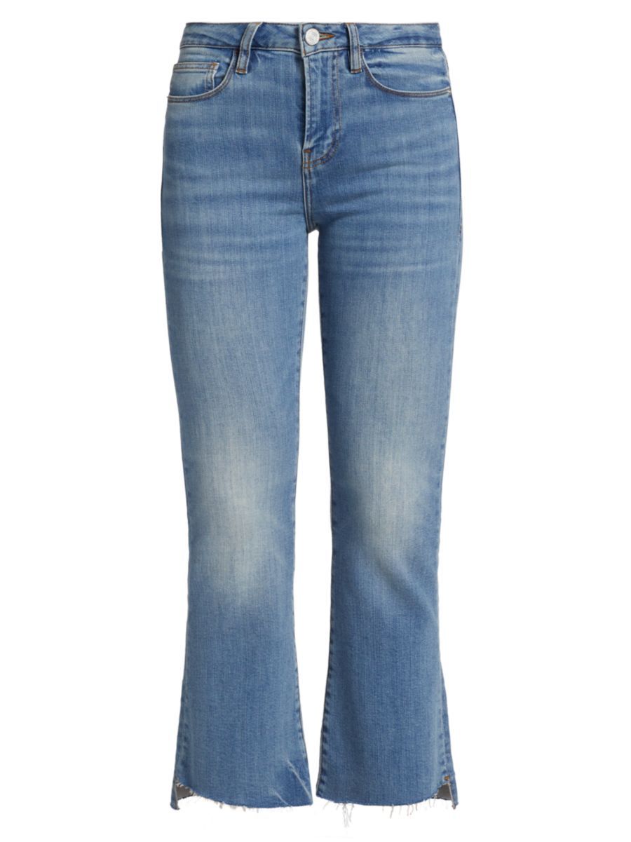 Le Crop Mini Boot-Cut Jeans | Saks Fifth Avenue