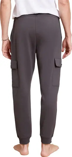 Malibu Collection® Pima Cotton Fleece Cargo Sweatpant | Nordstrom