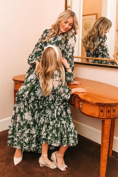 Mini Geneva Dress in Forest Green | Ivy City Co