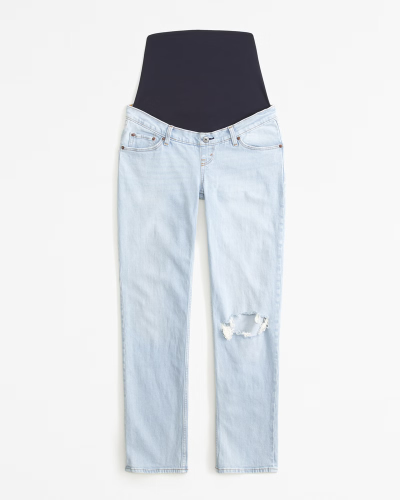 Maternity 90s Straight Jean | Abercrombie & Fitch (US)