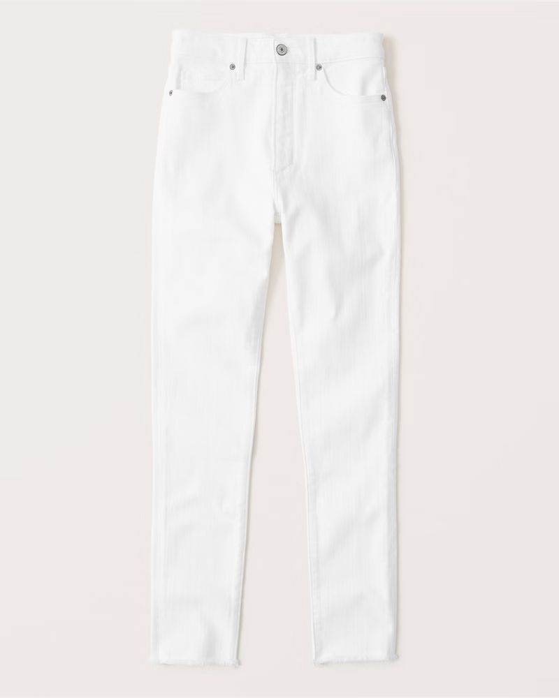 Women's High Rise Super Skinny Ankle | Women's Bottoms | Abercrombie.com | Abercrombie & Fitch (US)