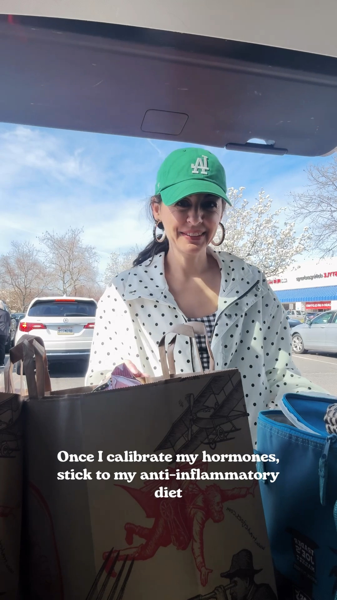 Dopamine Dressing is self care - never underestimate a good outfit on a bad day. This polka dot Amazon fashion find, baseball hat, Chanel hoops and my Vuori stretch pants make me  feel good. 

Does what you wear affect how you feel?

Follow for more style advice, online shopping tips, and real life outfit inspo 

#LTKdayinmylife #LTKselfcare