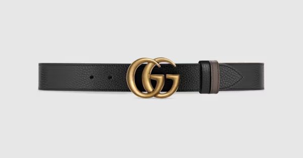 GG Marmont reversible wide belt | Gucci (US)