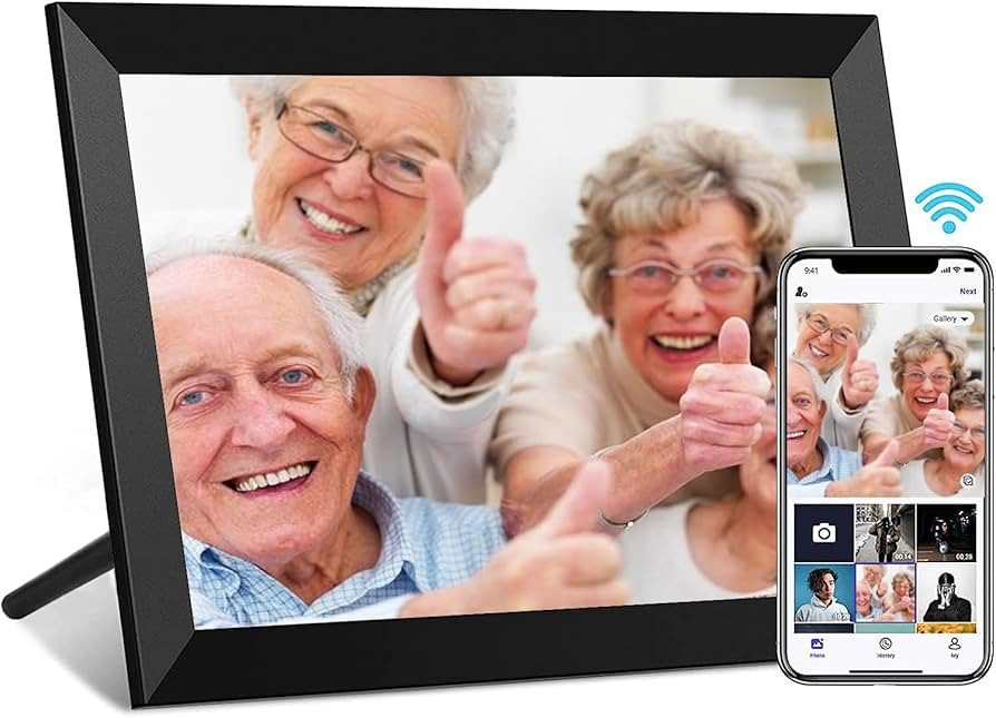 Apofial Digital Picture Frame 10.1 Inch WiFi Digital Photo Frame,1280 * 800 HD IPS Touch Screen S... | Amazon (US)