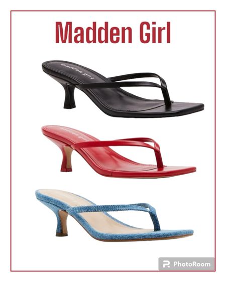 Madden girl new kitten heels slides. 

#sandals

#LTKshoecrush #LTKfindsunder100