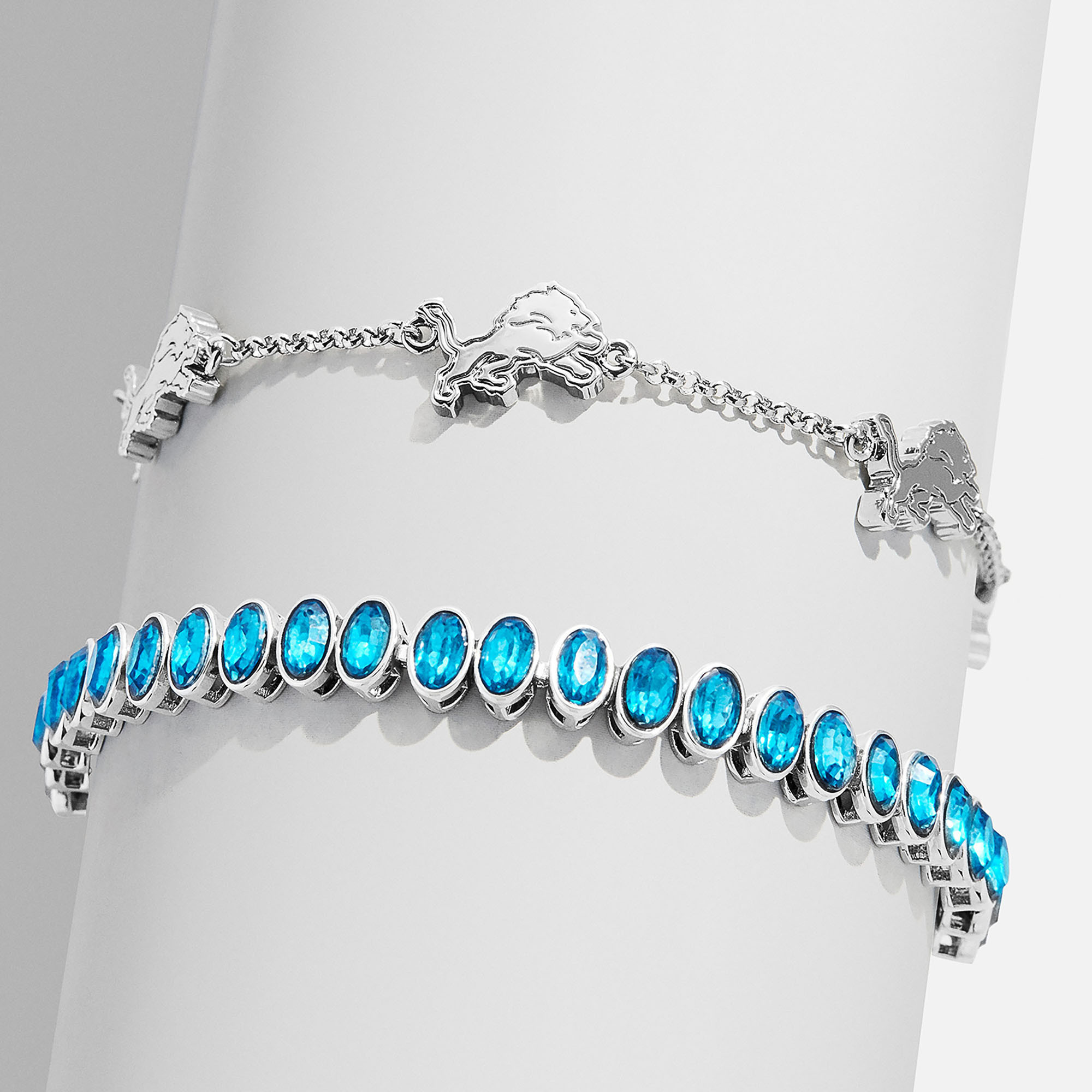 BaubleBar Detroit Lions Set of Two Tennis Bracelets | Fanatics