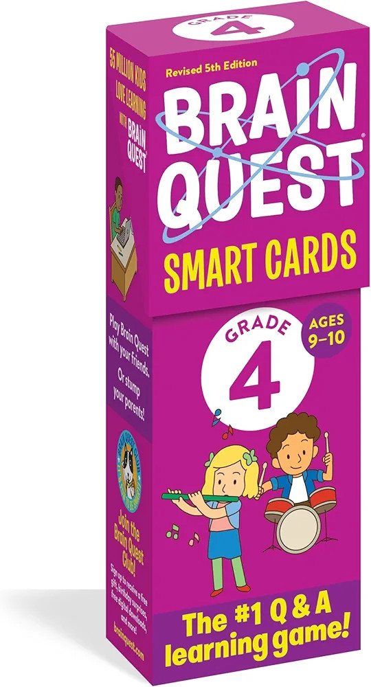 Brain Quest 4th Grade Smart Cards Revised 5th Edition (Brain Quest Smart Cards) | Amazon (US)