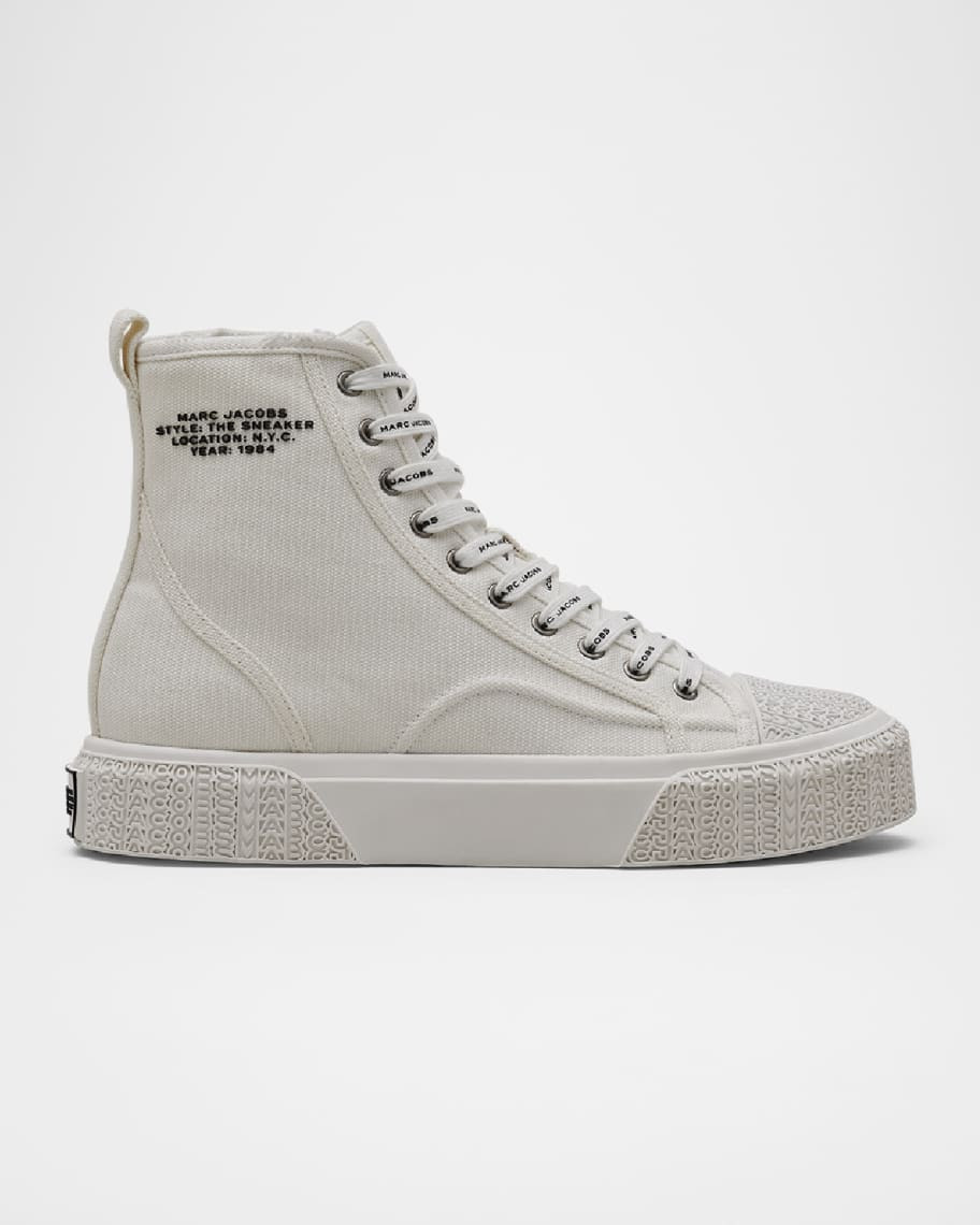 The Canvas High-Top Sneakers | Neiman Marcus