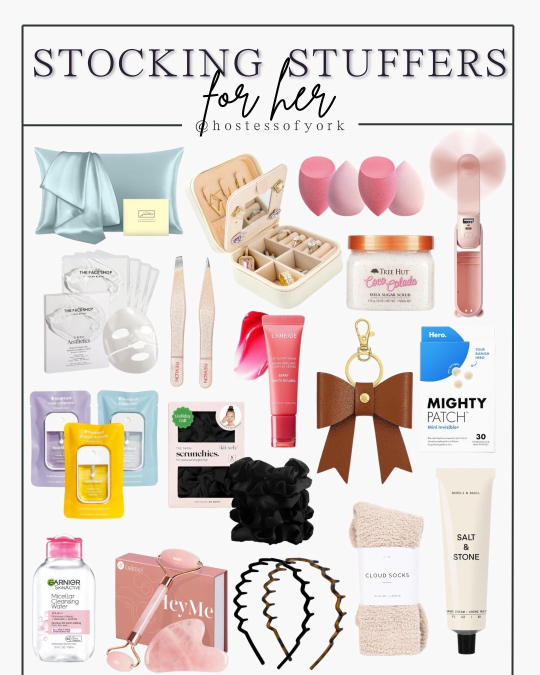 Stocking stuffers for her! Great gift ideas for the woman in your life! 

#gifts #giftguide #stockings #christmas #decor #cosmetics #beauty #small #fast #holiday 

#LTKGiftGuide #LTKHoliday #LTKselfcare