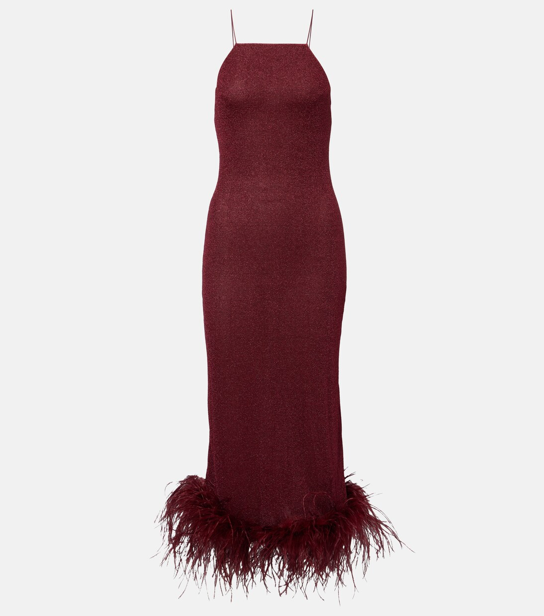 Robe midi Lumière à plumes | Mytheresa (FR)