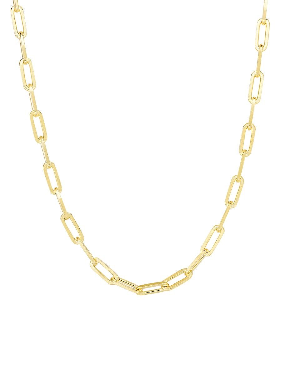 Chloe & Madison Women's 18K Gold Vermeil Chain Necklace | Saks Fifth Avenue OFF 5TH