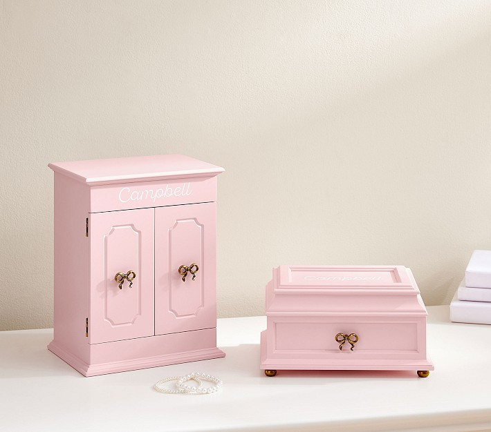 LoveShackFancy Bow Armoire Jewelry Box | Pottery Barn Kids