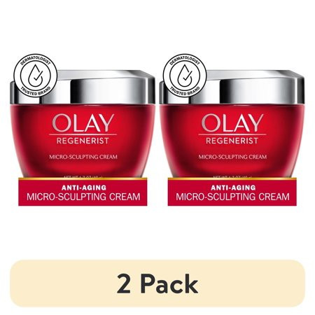 (2 pack) Olay Skin Care Regenerist Micro-Sculpting Face Cream Facial Moisturizer for All Wrinkles 1.7 oz | Walmart (US)