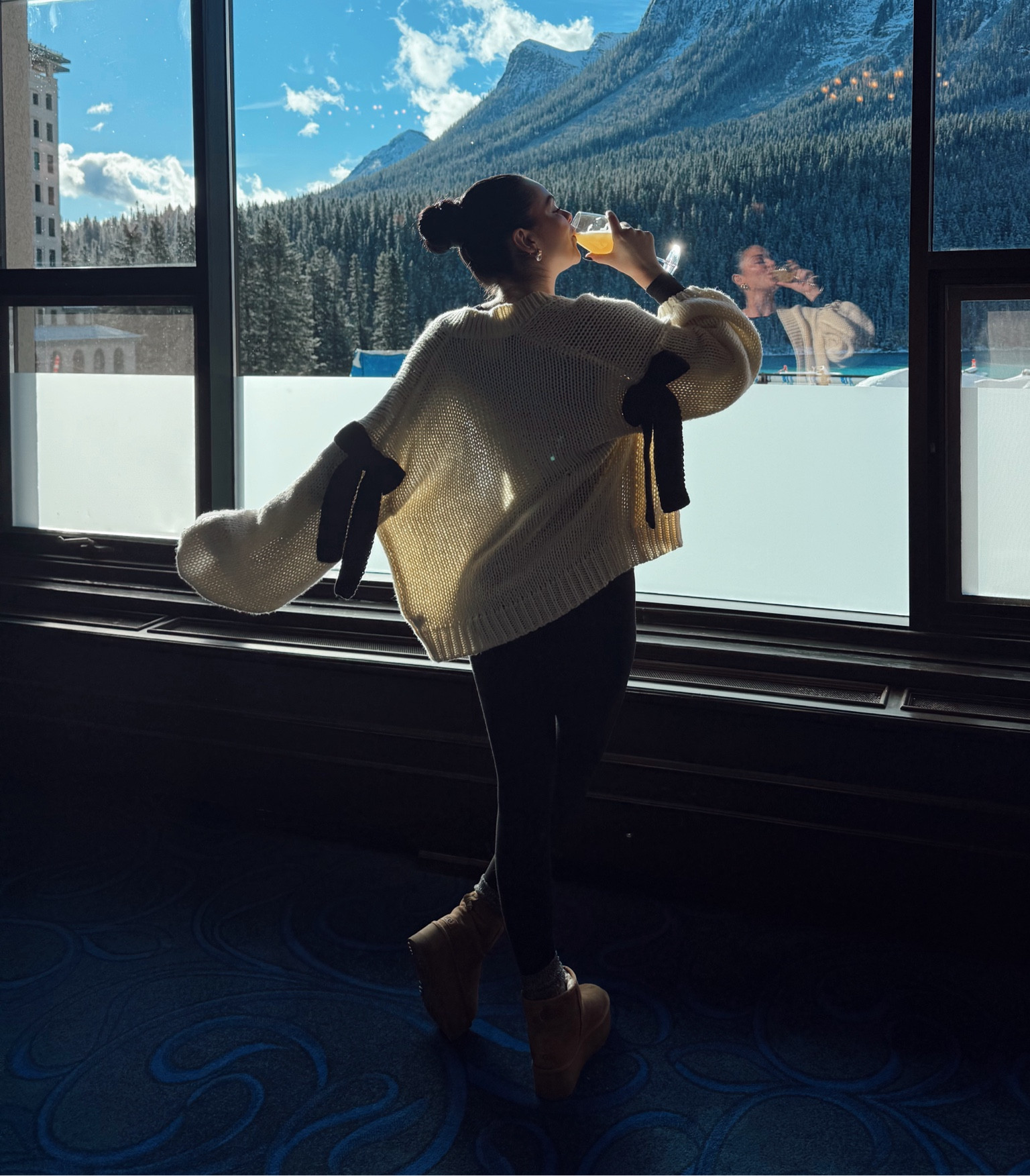 anthropology bow sweater