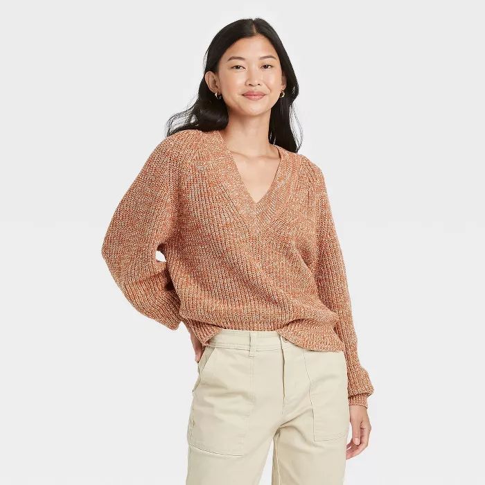 Women's V-Neck Pullover Sweater - A New Day™ | Target