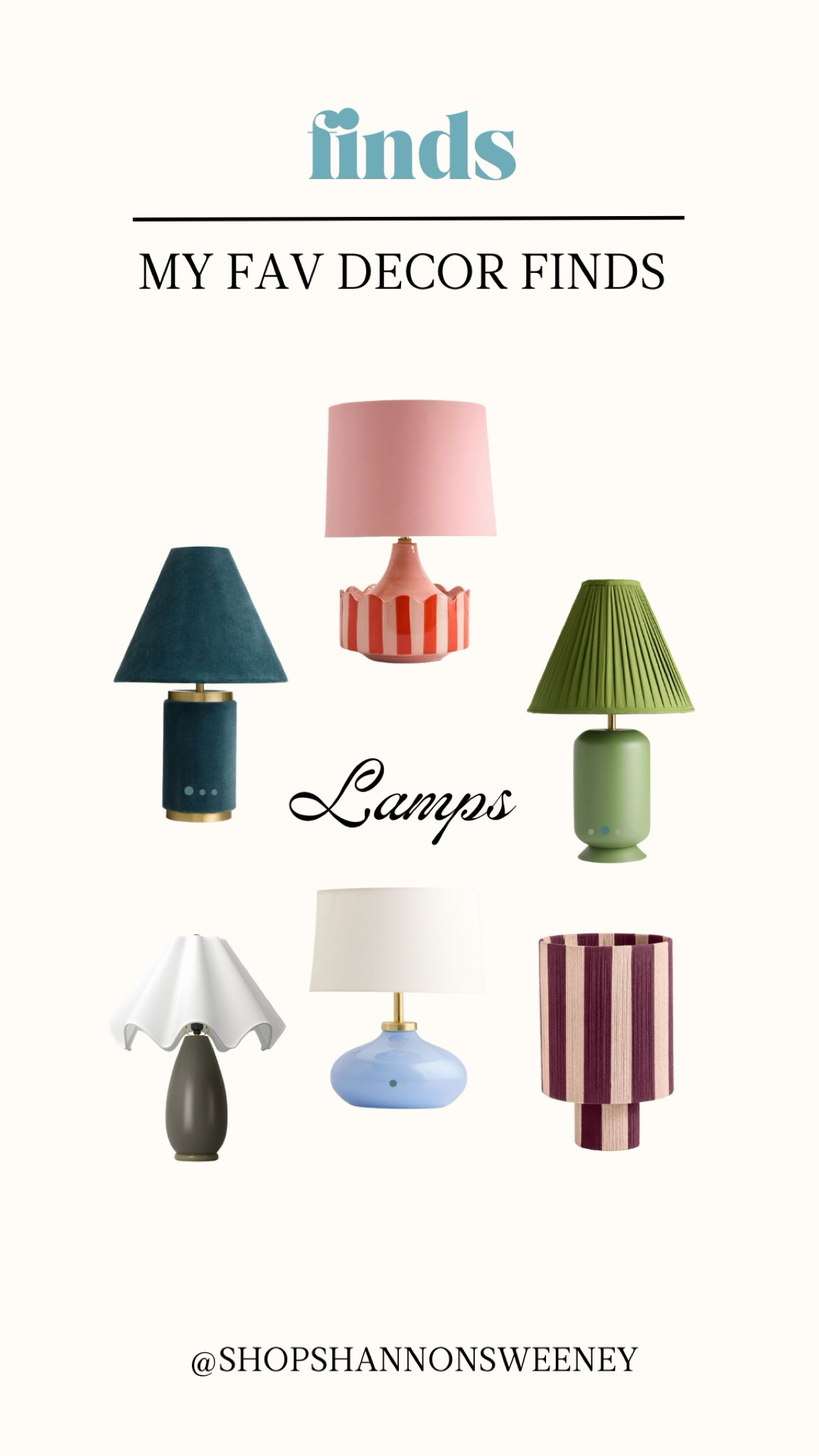 Finds | my favorite lamps 🌸

#LTKStyleTip #LTKHome #LTKSeasonal